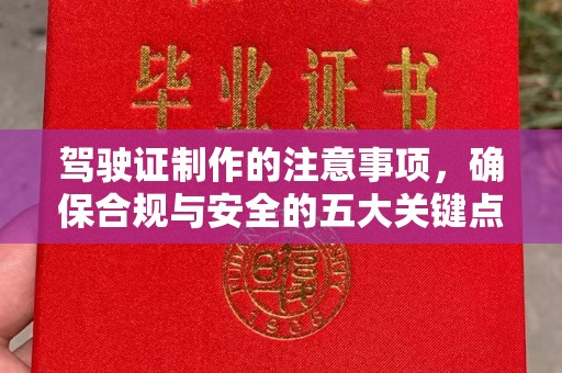 沧源驾驶证制作的注意事项，确保合规与安全的五大关键点