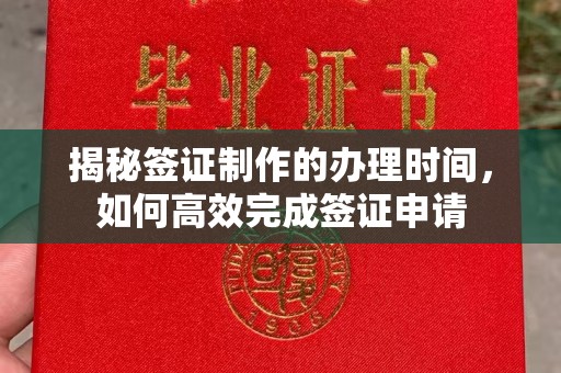 沧源揭秘签证制作的办理时间，如何高效完成签证申请