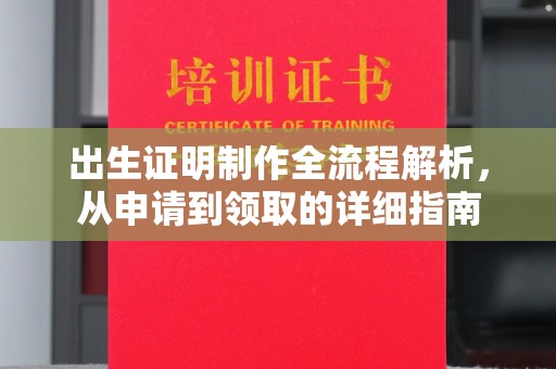 沧源出生证明制作全流程解析，从申请到领取的详细指南